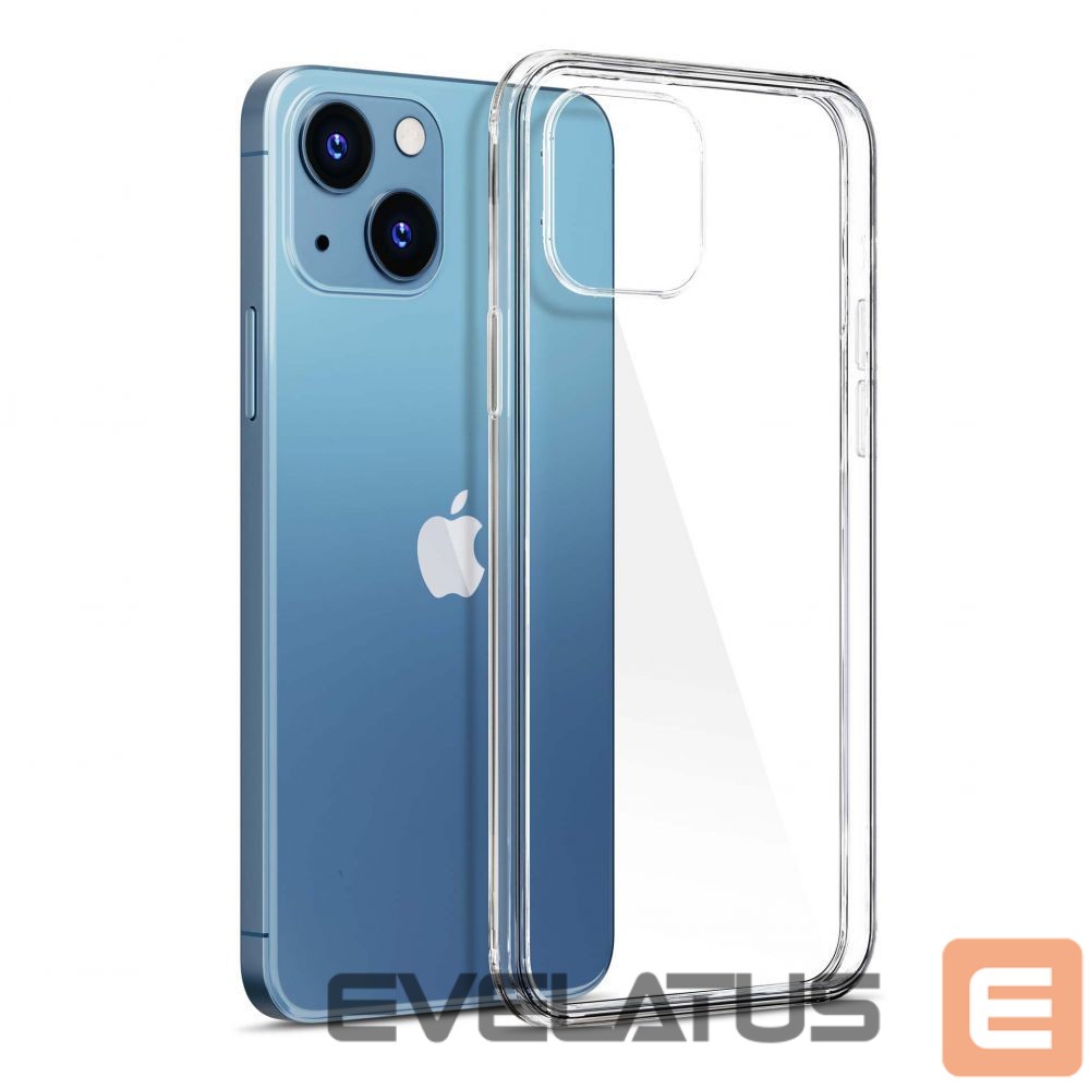 Back panel cover 3MK Case for iPhone 13 silicone from the 3mk Clear Case series - transparent