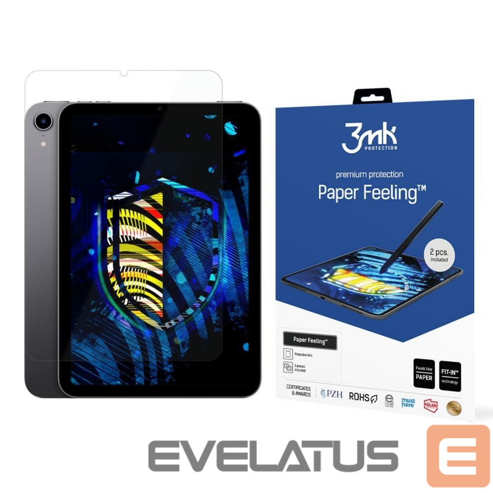 Protective glass 3MK Apple iPad Mini 6 - 3mk Paper Feeling 8.3''