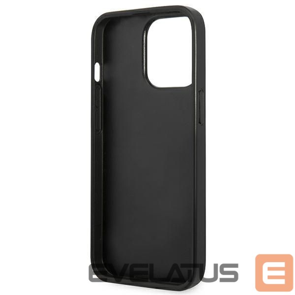 Back panel cover Karl Lagerfeld Karl Lagerfeld Allover Case for iPhone 13 Pro / iPhone 13 - Black