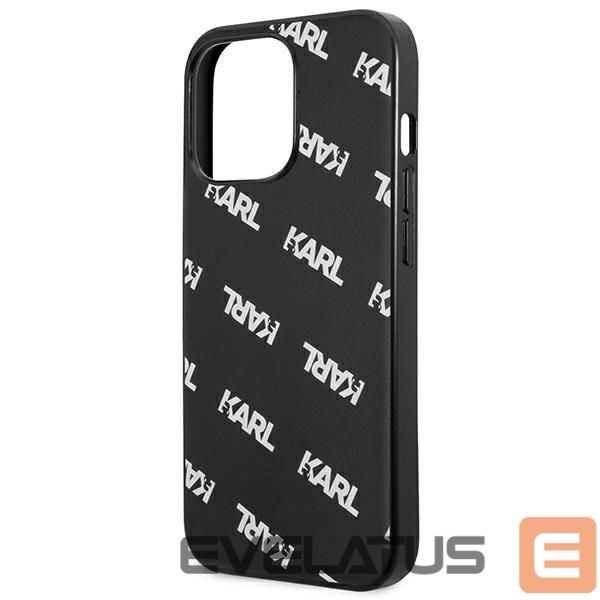 Back panel cover Karl Lagerfeld Karl Lagerfeld Allover Case for iPhone 13 Pro / iPhone 13 - Black