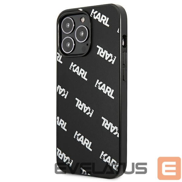 Back panel cover Karl Lagerfeld Karl Lagerfeld Allover Case for iPhone 13 Pro / iPhone 13 - Black