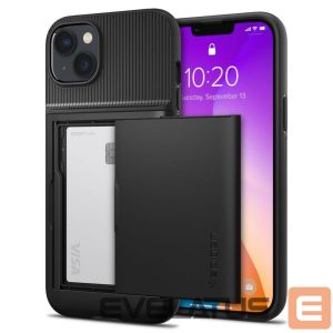 Back panel cover Spigen  Spigen Slim Armor CS Case for iPhone 14 Plus - Black 