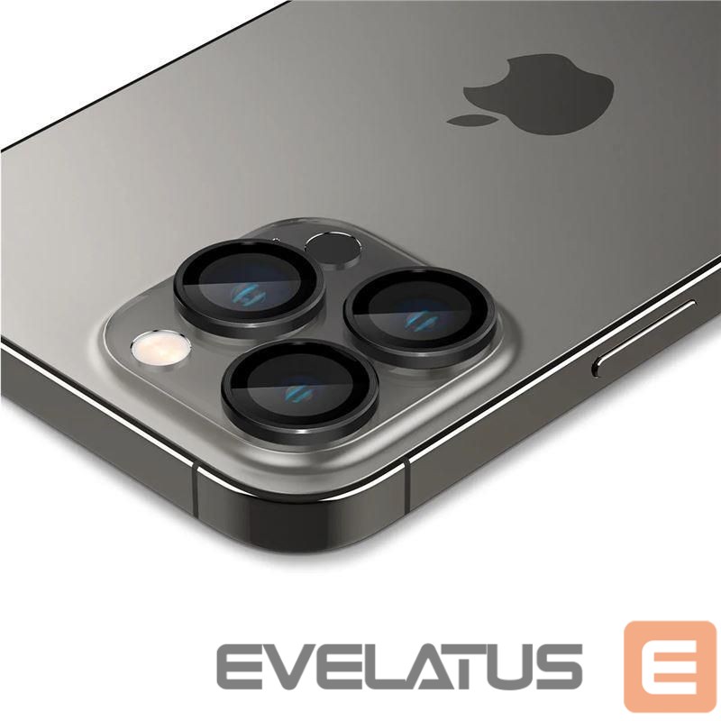 Protective glass Spigen Spigen Glas.tR EZ Fit Optik Camera Protector for iPhone 14 Pro / Pro Max / 15 Pro / Pro Max / 16 Pro / Pro Max 17 Pro / 17 Pro Max - Black 2 pcs.