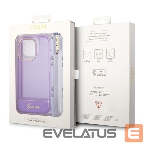 Back panel cover Guess Violet