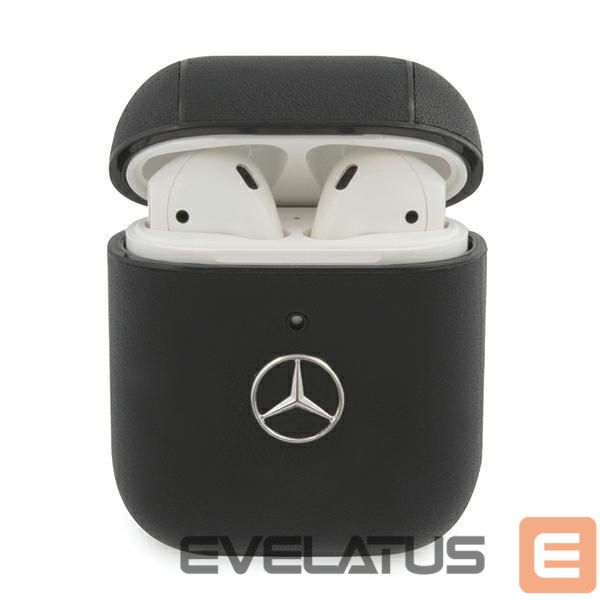 Back panel cover Mercedes-Benz Mercedes Electronic Line case for AirPods 1/2 - black