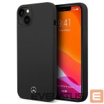Back panel cover Mercedes-Benz  Mercedes Silicone Line case for iPhone 14 Plus - black 