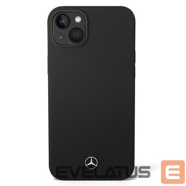 Back panel cover Mercedes-Benz Mercedes Silicone Line MagSafe case for iPhone 14 Plus - black