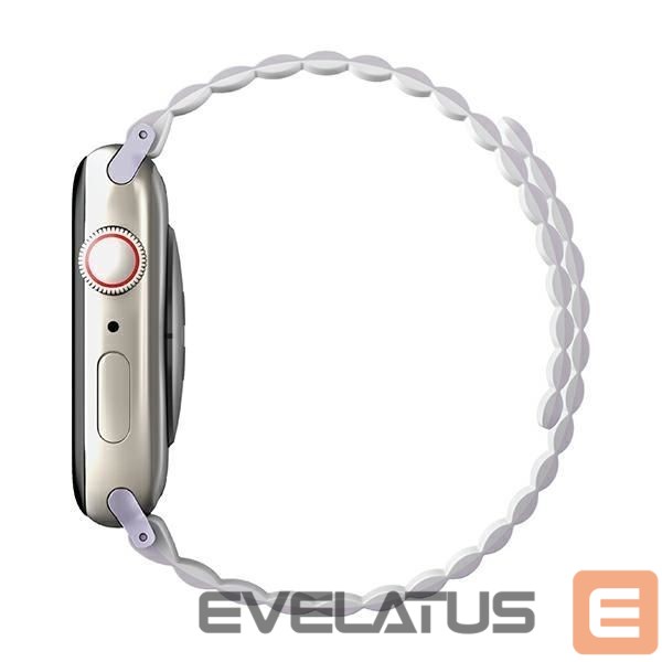 Back panel cover UNIQ Uniq Revix strap for Apple Watch 1/2/3/4/5/6/7/8/SE/SE2/Ultra 42/44/45/49mm - lilac-white