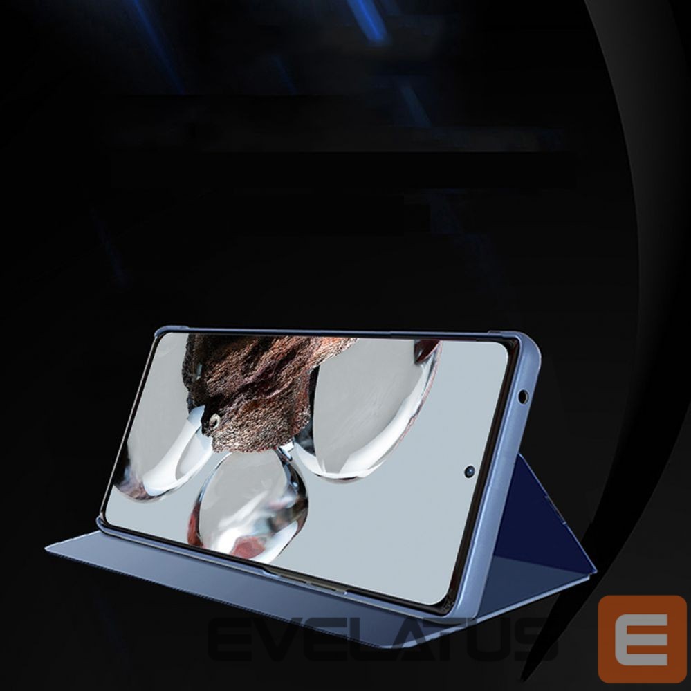 Back panel cover Hurtel Clear View Case case for Xiaomi 12T Pro / Xiaomi 12T flip cover black
