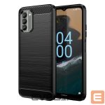 Back panel cover Hurtel  Carbon Case cover for Nokia G400 flexible silicone carbon cover black 