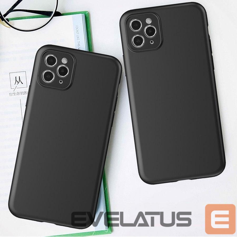 Back panel cover Hurtel Soft Case case for Xiaomi Poco C40 thin silicone cover black