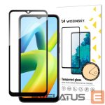 Protective glass Wozinsky  Wozinsky Full Glue Tempered Glass Full Screen Tempered Glass for Xiaomi Redmi A1+ 9H with Black Frame 