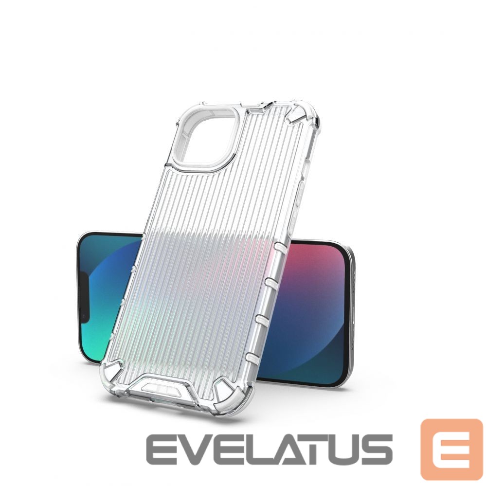 Back panel cover Hurtel Ombre Protect Case for iPhone 14 pink and blue armored case
