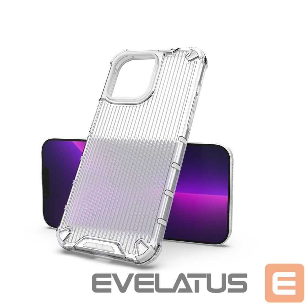 Back panel cover Hurtel Ombre Protect Case for iPhone 14 Pro armored cover pink and blue