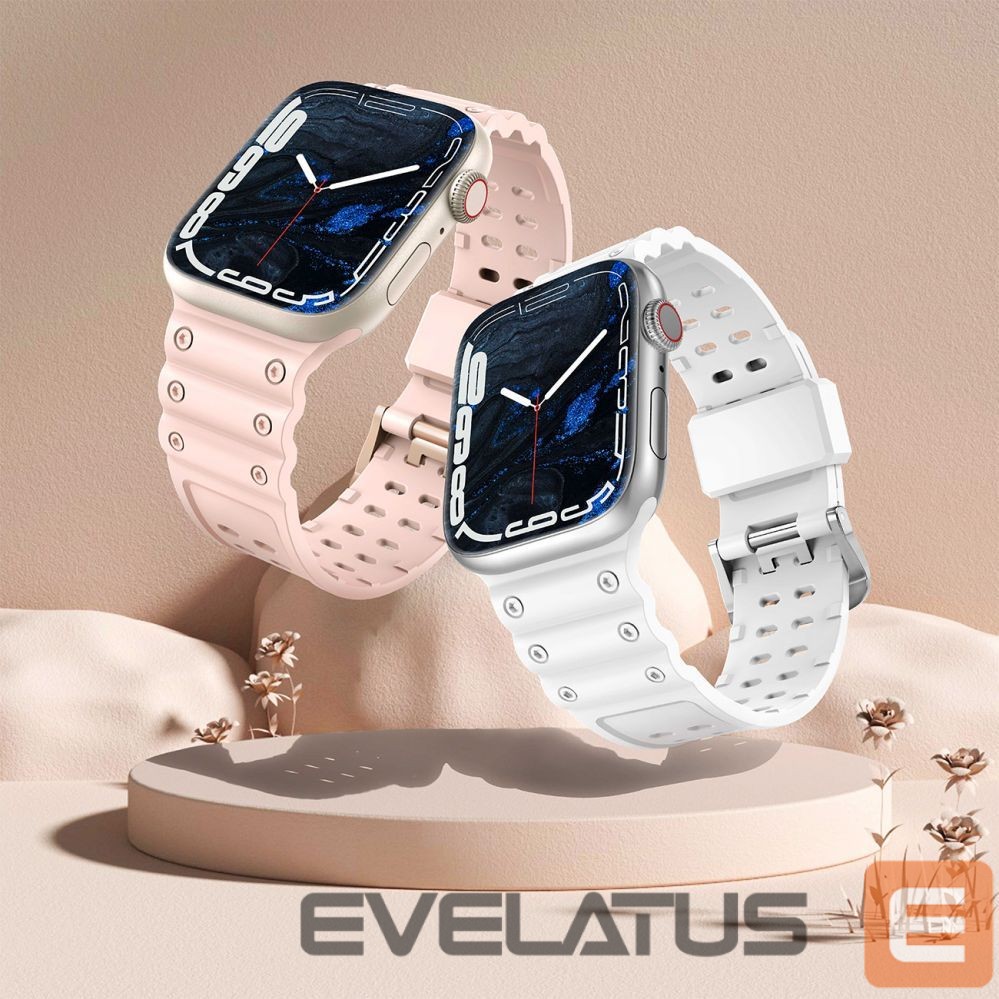 Back panel cover Hurtel - Strap Triple Protection for Apple Watch 38 / 40 / 41 mm band bracelet - navy blue