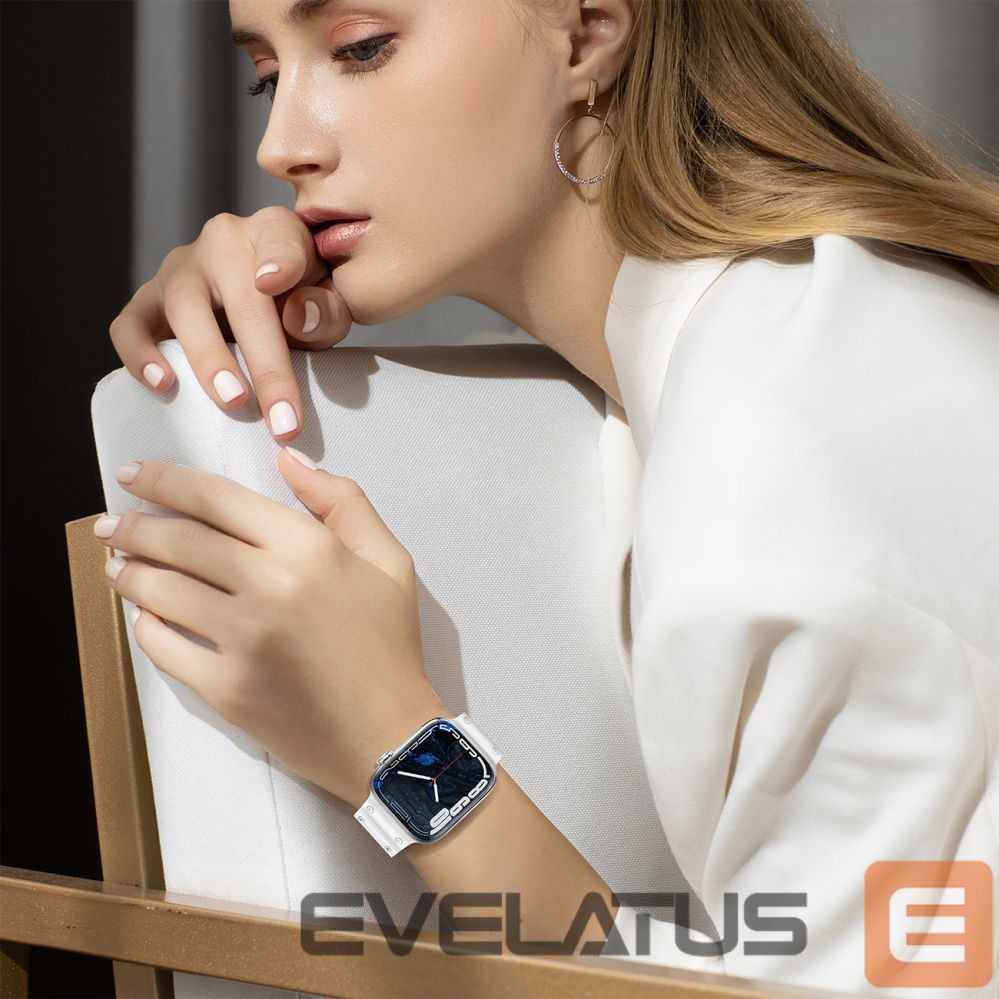 Back panel cover Hurtel - Strap Triple Protection for Apple Watch 38 / 40 / 41 mm band bracelet - navy blue