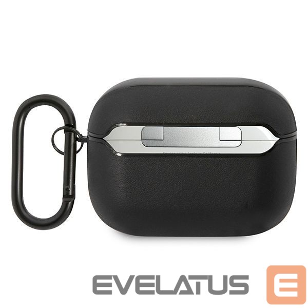 Back panel cover Mercedes-Benz AMG Leather Big Logo case for AirPods Pro - black