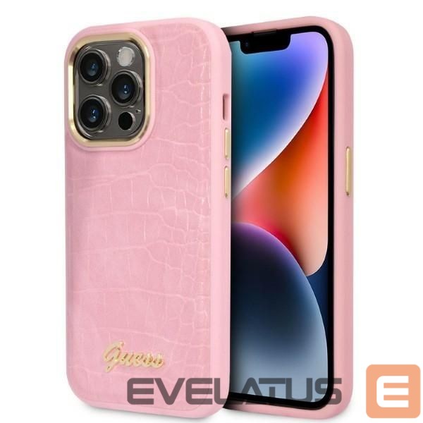Back panel cover Guess Pink
