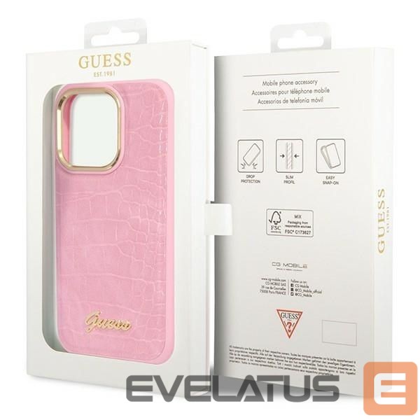 Back panel cover Guess Pink