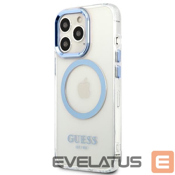 Back panel cover Guess Blue || Transparent