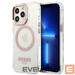 Back panel cover Guess  Pink || Transparent 