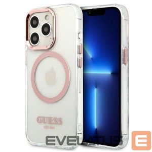 Back panel cover Guess  Pink || Transparent 