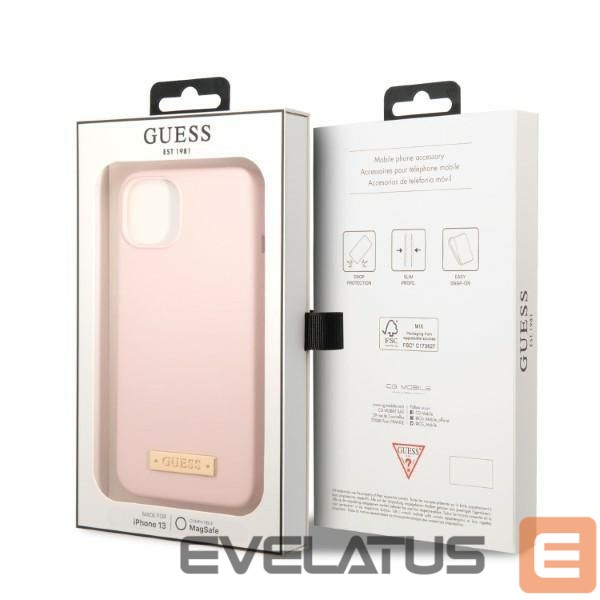 Back panel cover Guess Pink