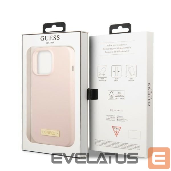 Back panel cover Guess Pink