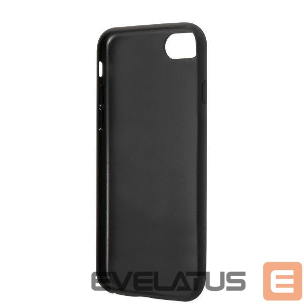 Back panel cover Karl Lagerfeld Karl Lagerfeld KLHCI8SAKICKCBK iPhone 7/8 / SE 2020 / SE 2022 black/black hardcase Saffiano Karl&Choupette Head