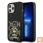 Back panel cover Karl Lagerfeld  Karl Lagerfeld Karlimals Cardslot case for iPhone 13 Pro Max - black 
