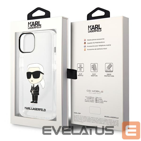 Back panel cover Karl Lagerfeld Transparent