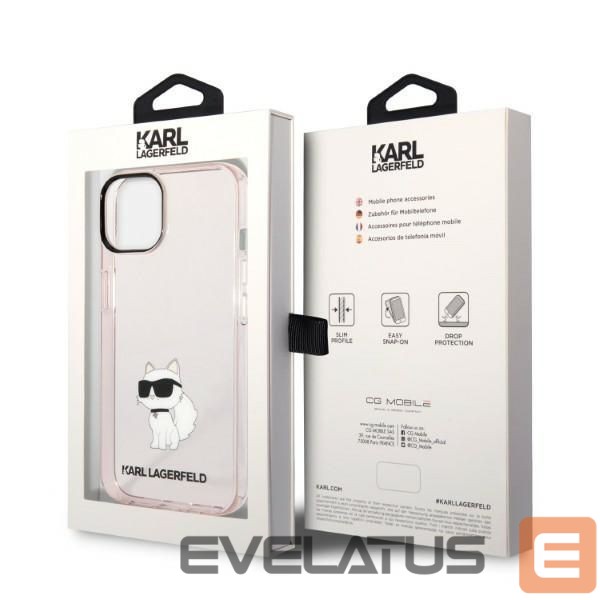 Back panel cover Karl Lagerfeld Pink