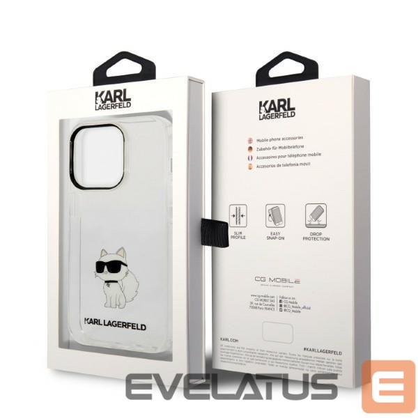 Back panel cover Karl Lagerfeld Transparent