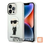 Back panel cover Karl Lagerfeld  Karl Lagerfeld Ikonik Karl case for iPhone 14 Pro Max - transparent 