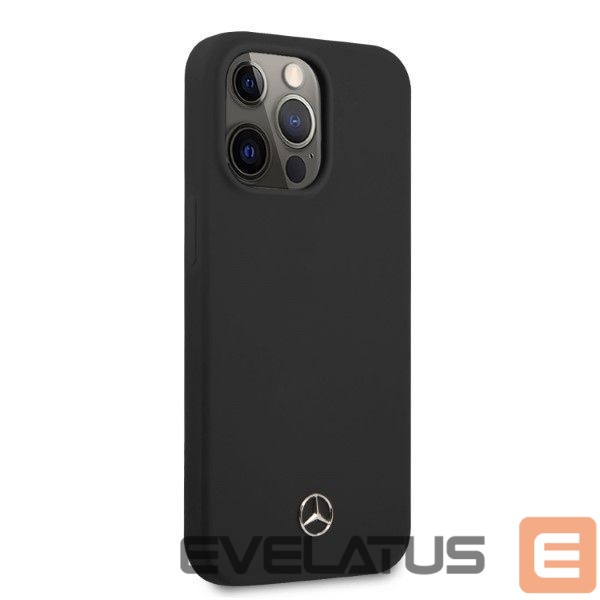 Back panel cover Mercedes-Benz Mercedes Silicone Line MagSafe case for iPhone 13 Pro / iPhone 13 - black