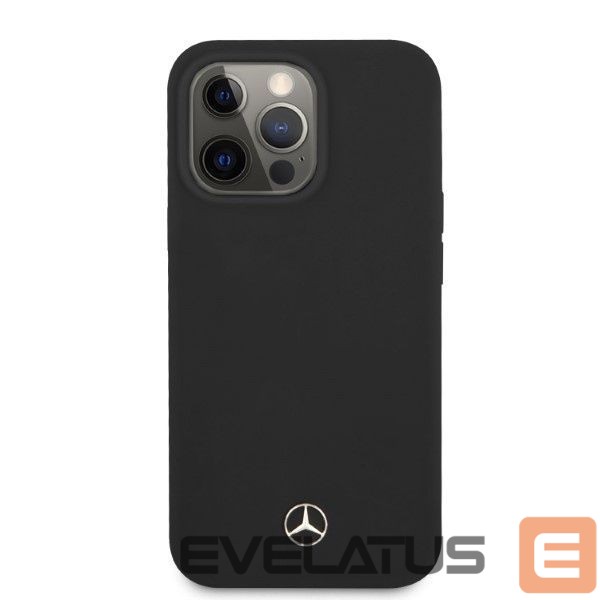 Back panel cover Mercedes-Benz Mercedes Silicone Line MagSafe case for iPhone 13 Pro / iPhone 13 - black