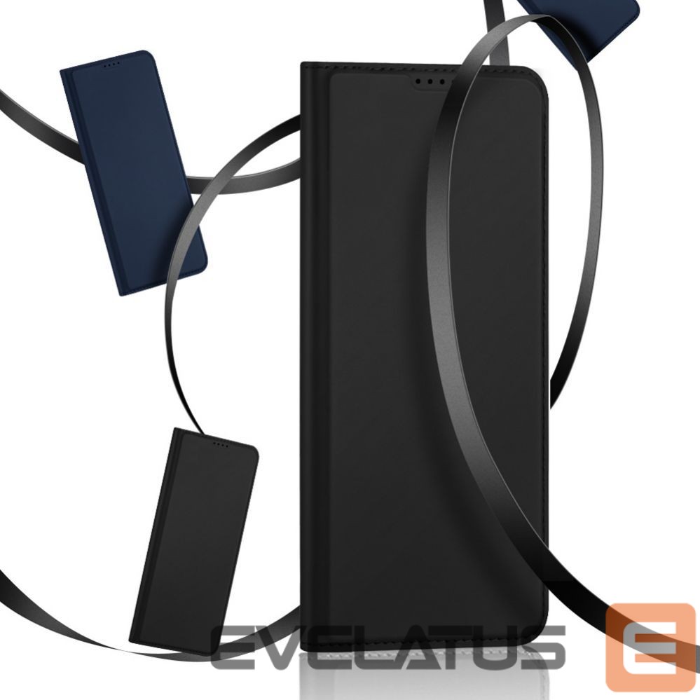 Back panel cover Dux Ducis Dux Ducis Skin Pro Case for Xiaomi Redmi A1+ Flip Card Wallet Stand Black