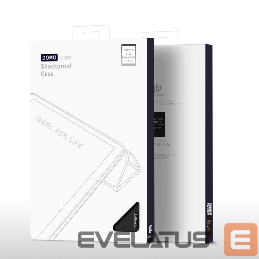 Back panel cover Dux Ducis Dux Ducis Domo case for Huawei MatePad Pro 11'' (2022) smart cover stand black