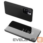Back panel cover Hurtel  Clear View Case cover for Realme C33 flip cover black 