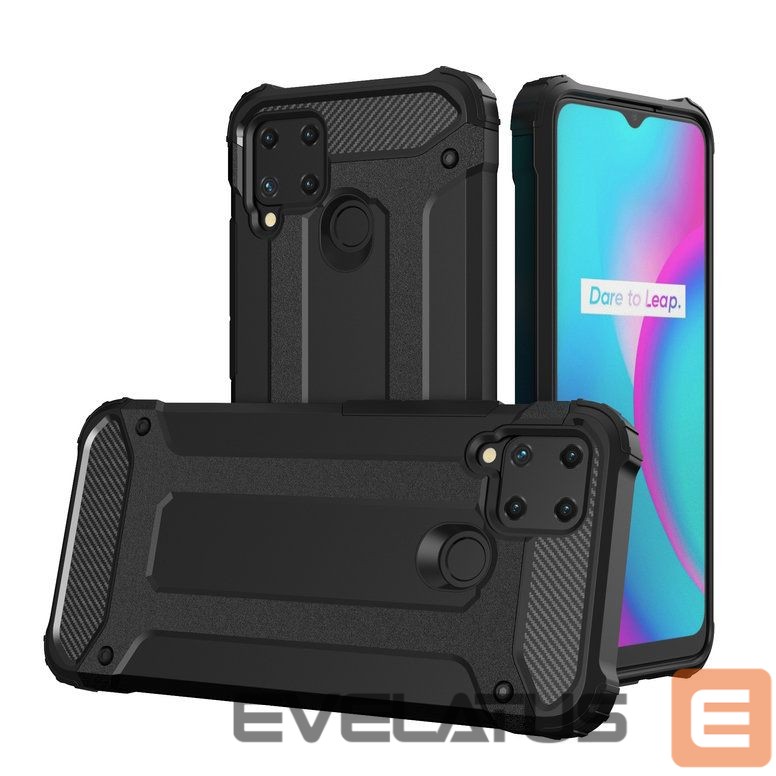 Back panel cover Hurtel Hybrid Armor case for Realme 10 5G / Realme 9i 5G armored hybrid case black