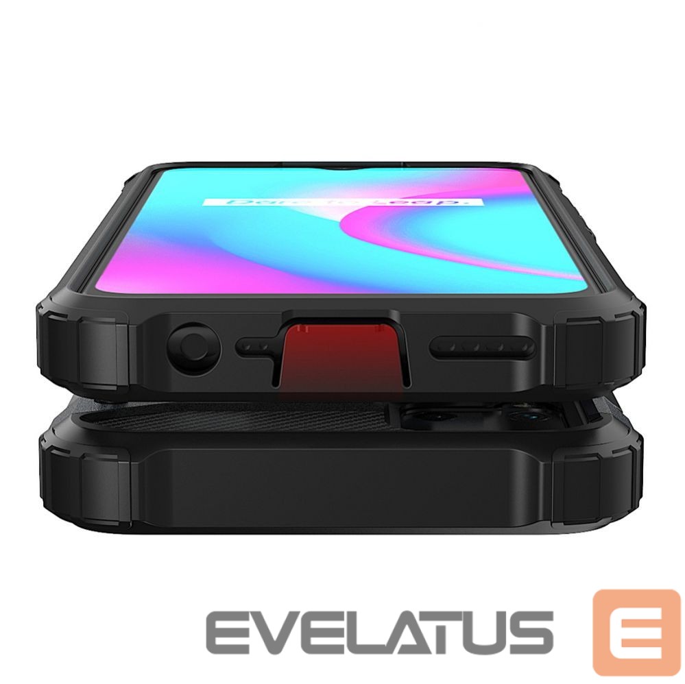 Back panel cover Hurtel Hybrid Armor case for Realme 10 5G / Realme 9i 5G armored hybrid case black
