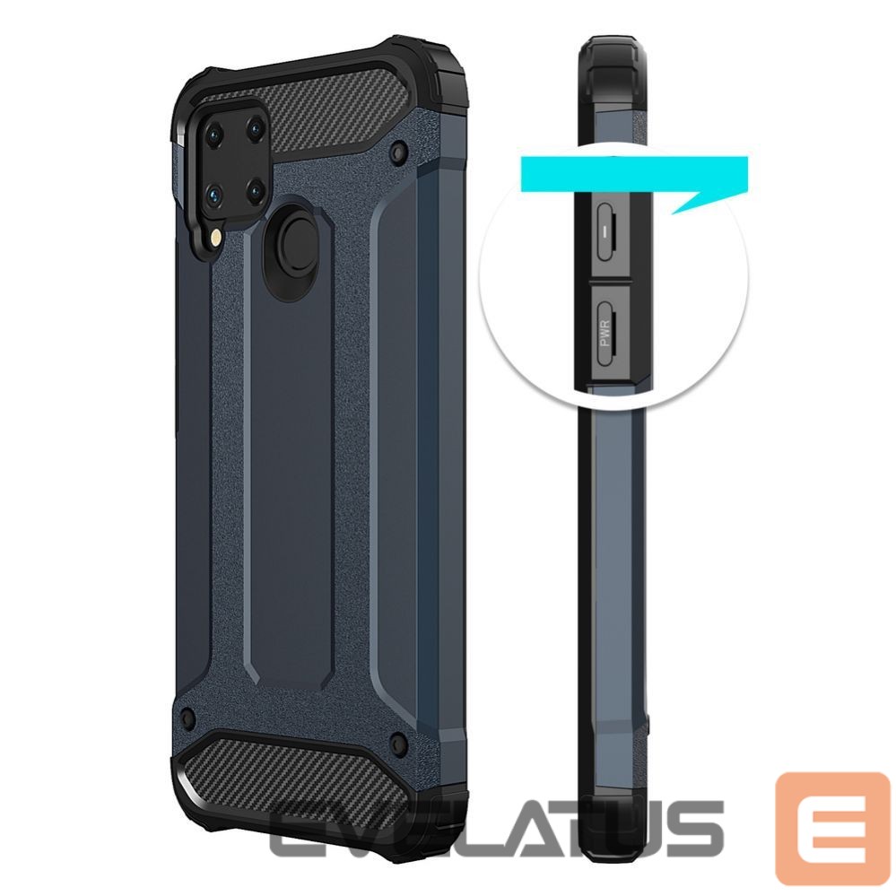 Back panel cover Hurtel Hybrid Armor case for Realme 10 5G / Realme 9i 5G armored hybrid case black