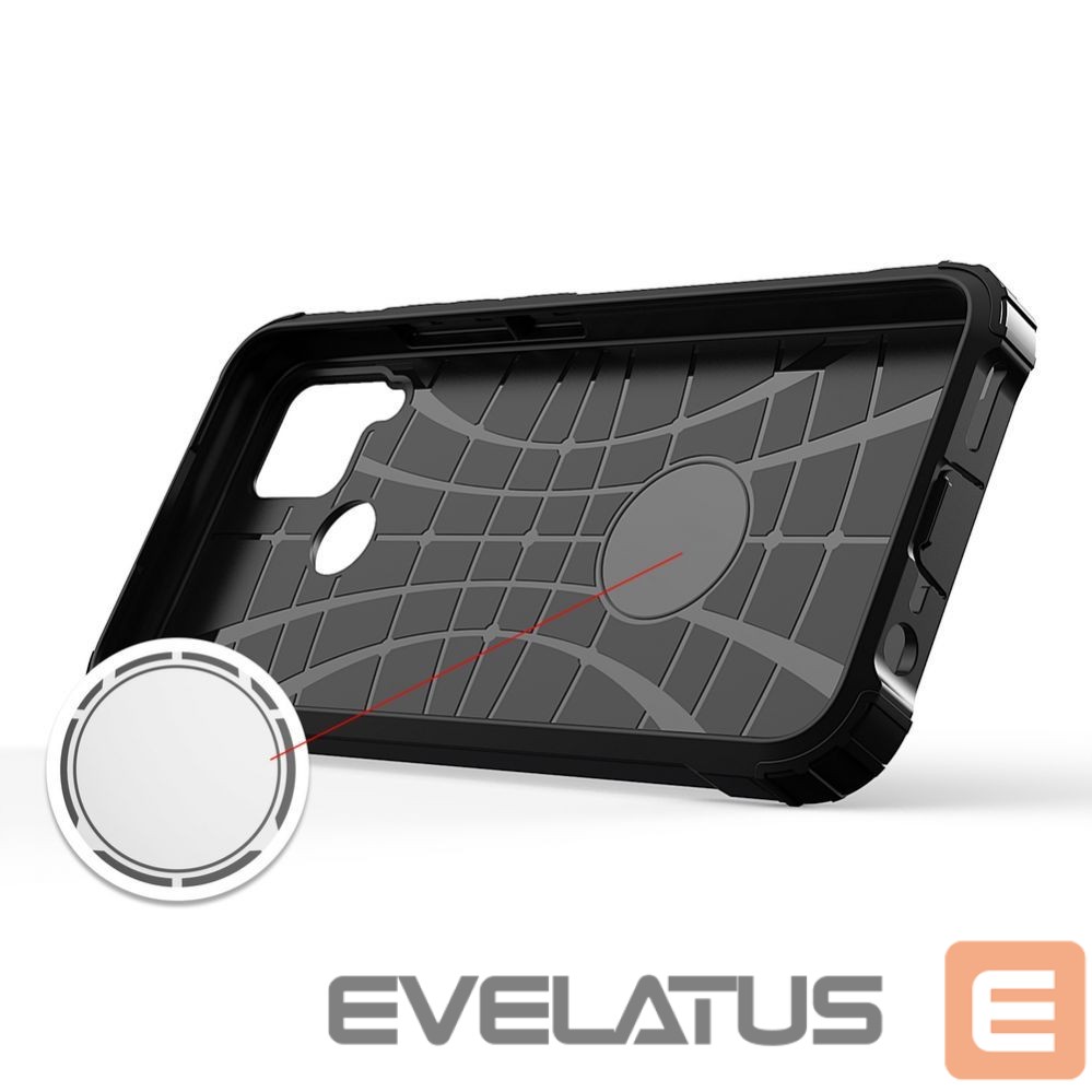 Back panel cover Hurtel Hybrid Armor case for Realme 10 5G / Realme 9i 5G armored hybrid case black