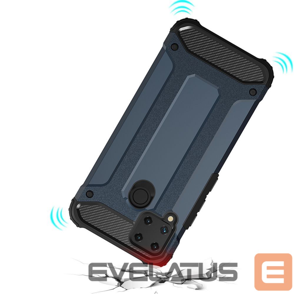 Back panel cover Hurtel Hybrid Armor case for Realme 10 5G / Realme 9i 5G armored hybrid case black
