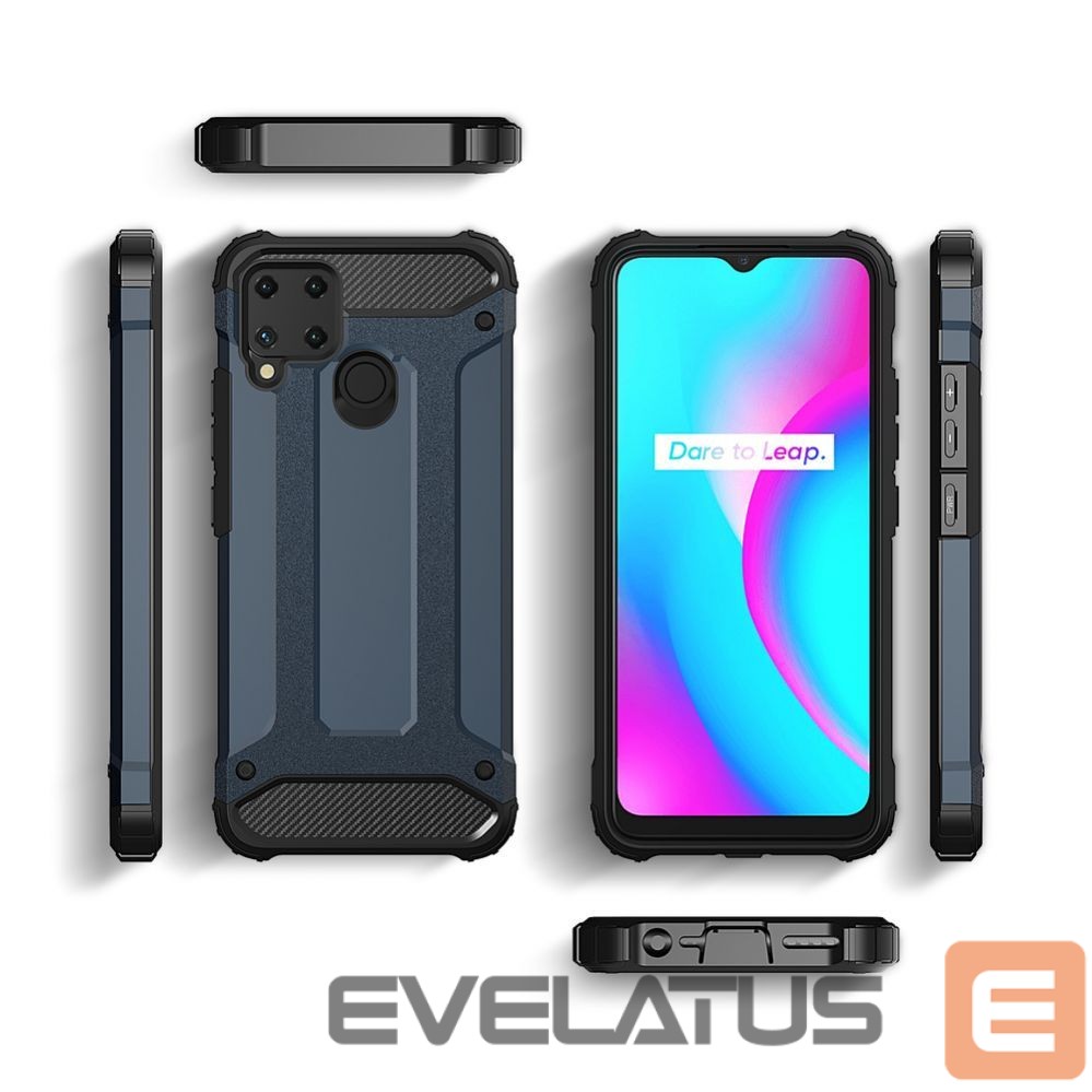 Back panel cover Hurtel Hybrid Armor case for Realme 10 5G / Realme 9i 5G armored hybrid case black