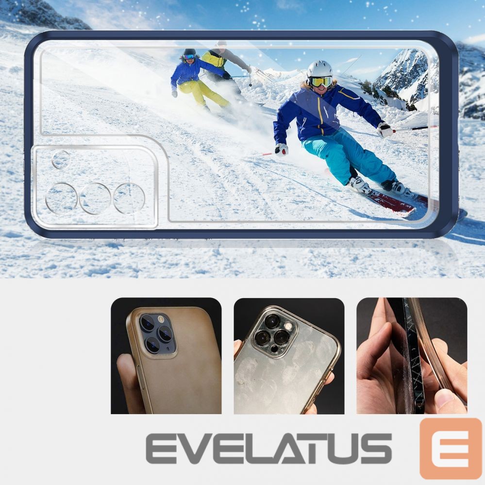 Back panel cover Hurtel Blue || Transparent