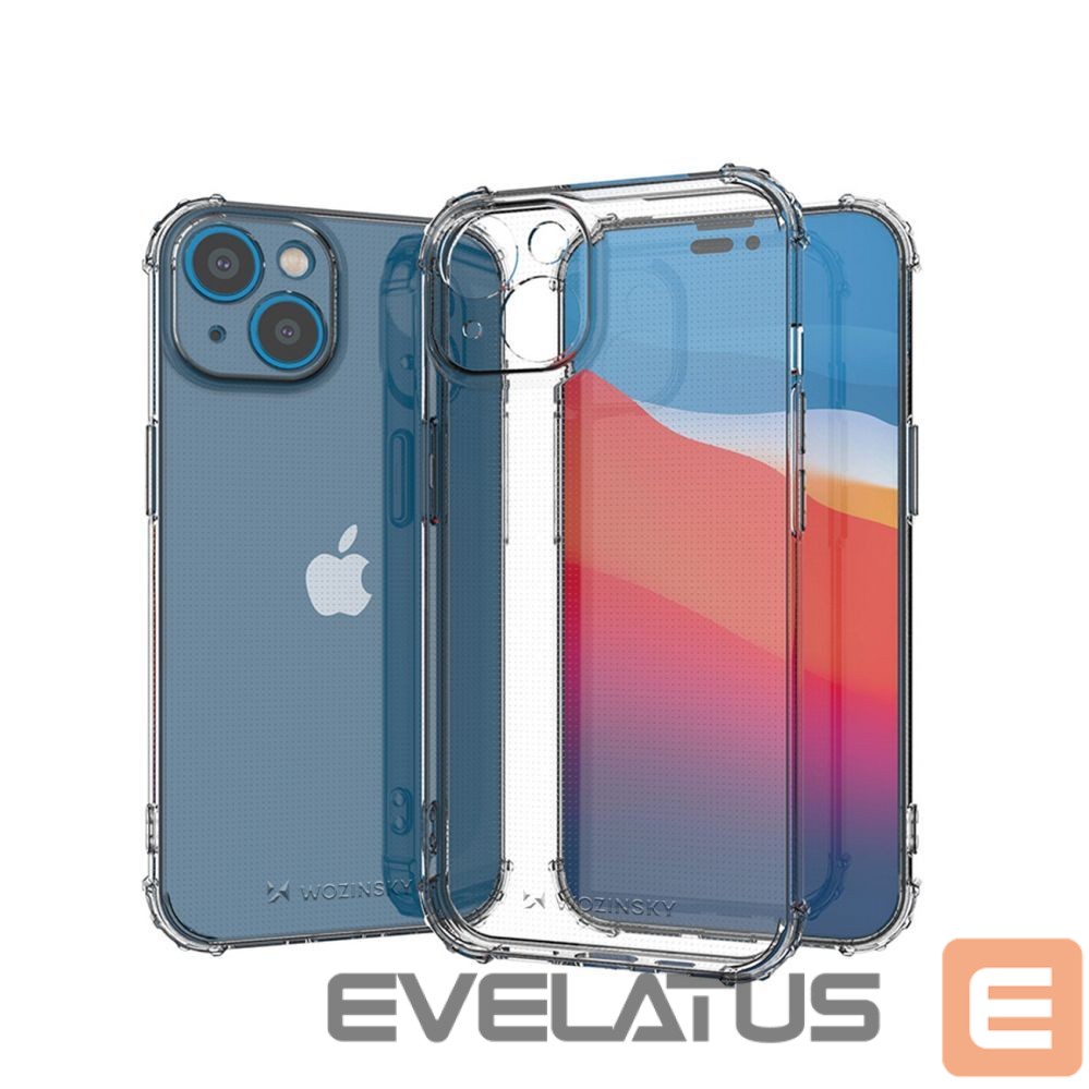 Back panel cover Wozinsky Wozinsky Anti Shock case for iPhone 14 Plus transparent transparent case