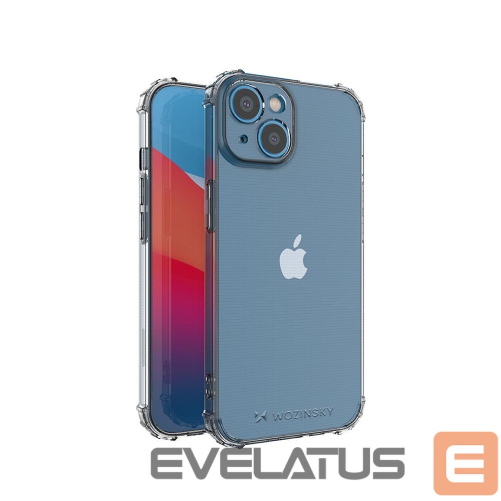 Back panel cover Wozinsky Wozinsky Anti Shock case for iPhone 14 Plus transparent transparent case