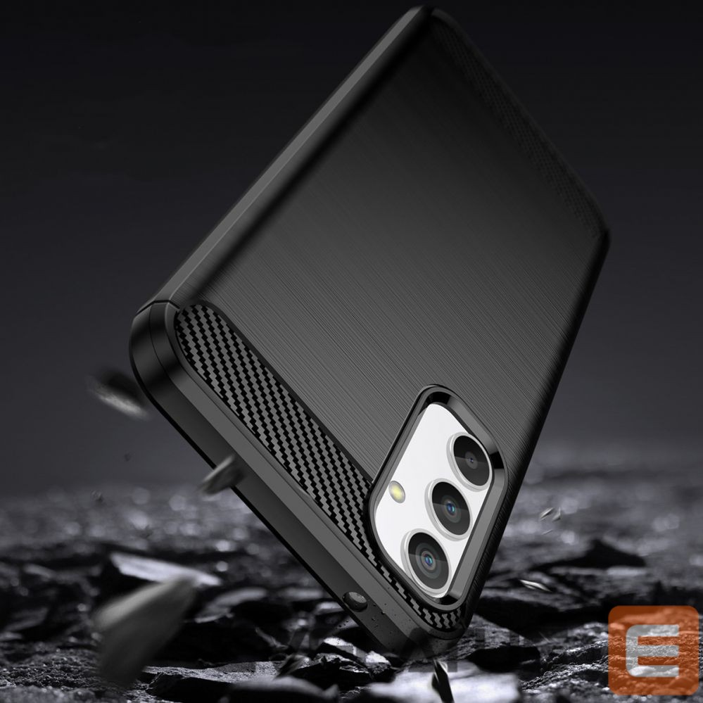Back panel cover Hurtel Carbon Case case for Realme 10 Pro flexible silicone carbon cover black