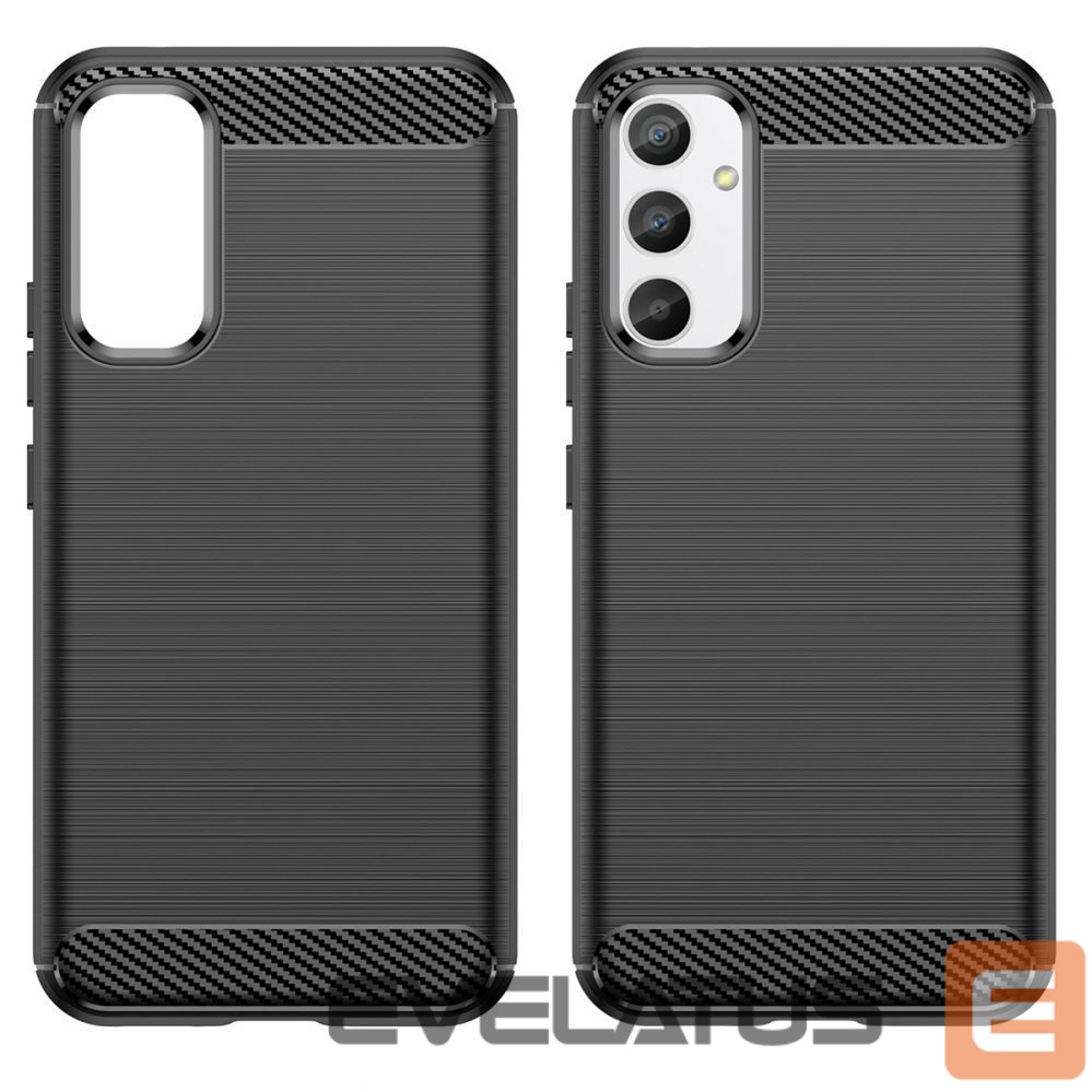 Back panel cover Hurtel Carbon Case case for Realme 10 Pro flexible silicone carbon cover black